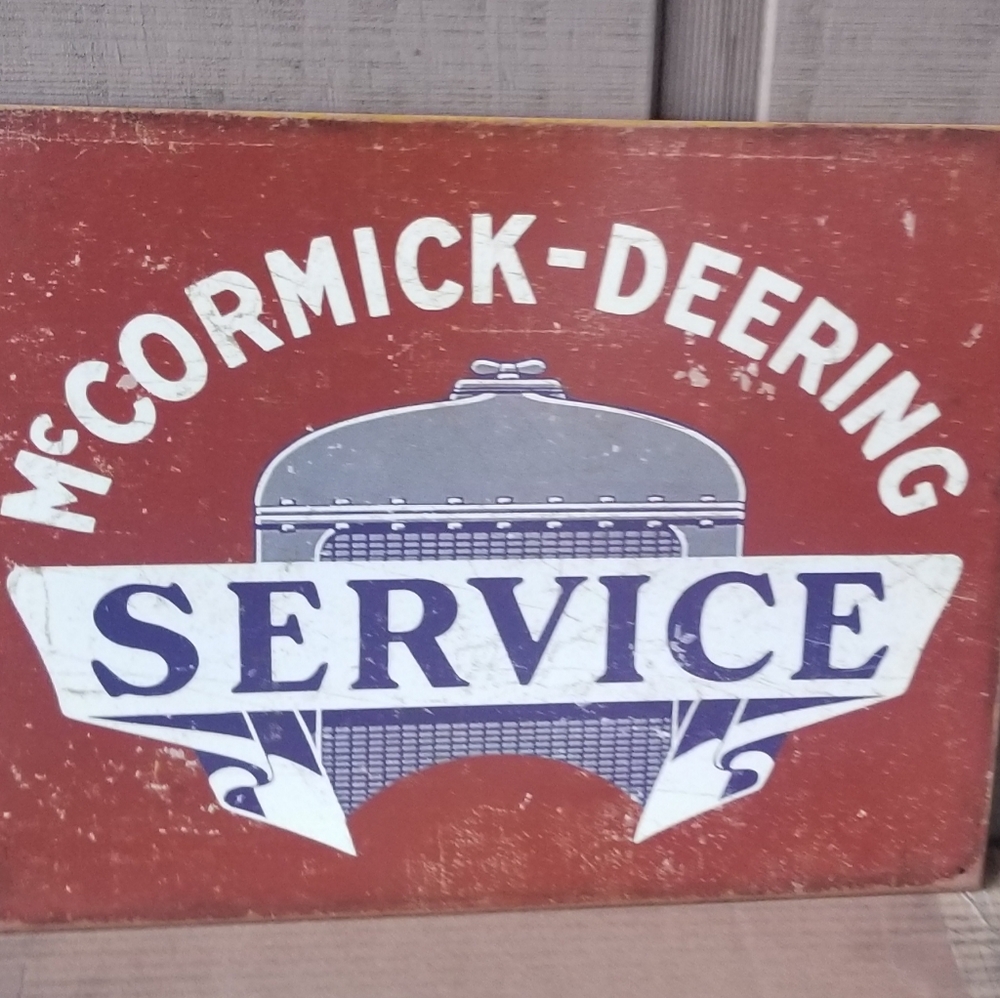 Mccormick Deering Metal Sign